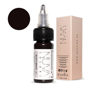 NUVA COLORS 13 BLACK N BROWN 15ML