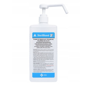 DEZINFEKČNÍ PŘÍPRAVEK STERILLHAND DEZINFEKCE KŮŽE A RUKOU 1L