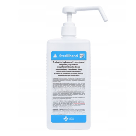 DEZINFEKČNÍ PŘÍPRAVEK STERILLHAND DEZINFEKCE KŮŽE A RUKOU 1L