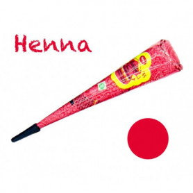 HENNA GOLECHA ORANGE ORANŽOVÁ PASTA BARVA NA TĚLO DOČASNÉ TETOVÁNÍ KORNOUT 1KS