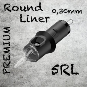 5RL PREMIUM CARTRIDGE 0,30MM ROUND LINER 1KS N3