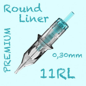11RL PREMIUM CARTRIDGE 0,30MM LINER SHADER 1KS N5