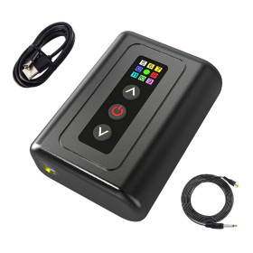 ZDROJ AKUMULÁTOR BATERIE PRO TETOVACÍ STROJKY 5-12V 4800mAh